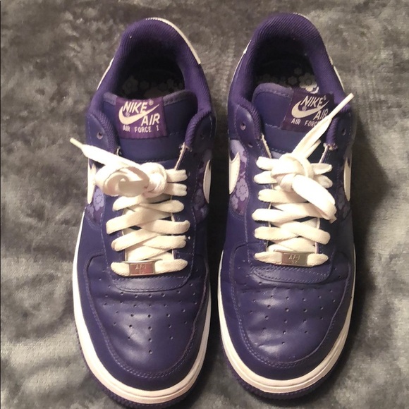 Shoes - Purple air force one Women’s sneakers size 9